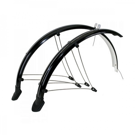 Комплект крыльев Sunnywheels 26" полноразмерные с усами черные (2011)